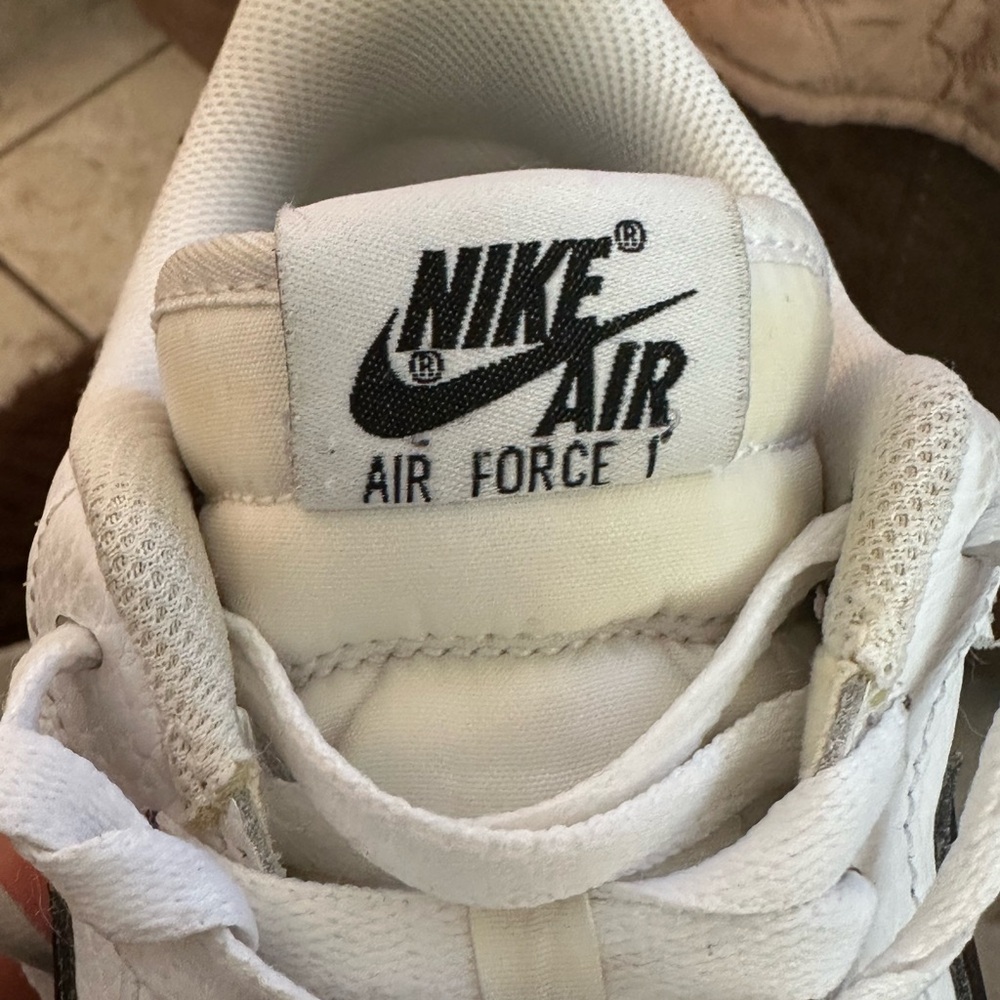 Nike Air Force 1 White Sneakers - Picture 7 of 8